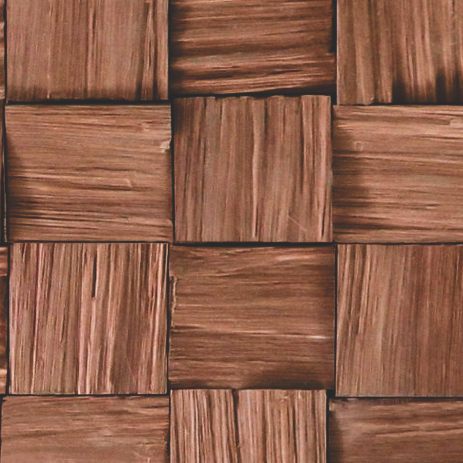 Papel de Parede Madeira Quadriculada - Imagem 3