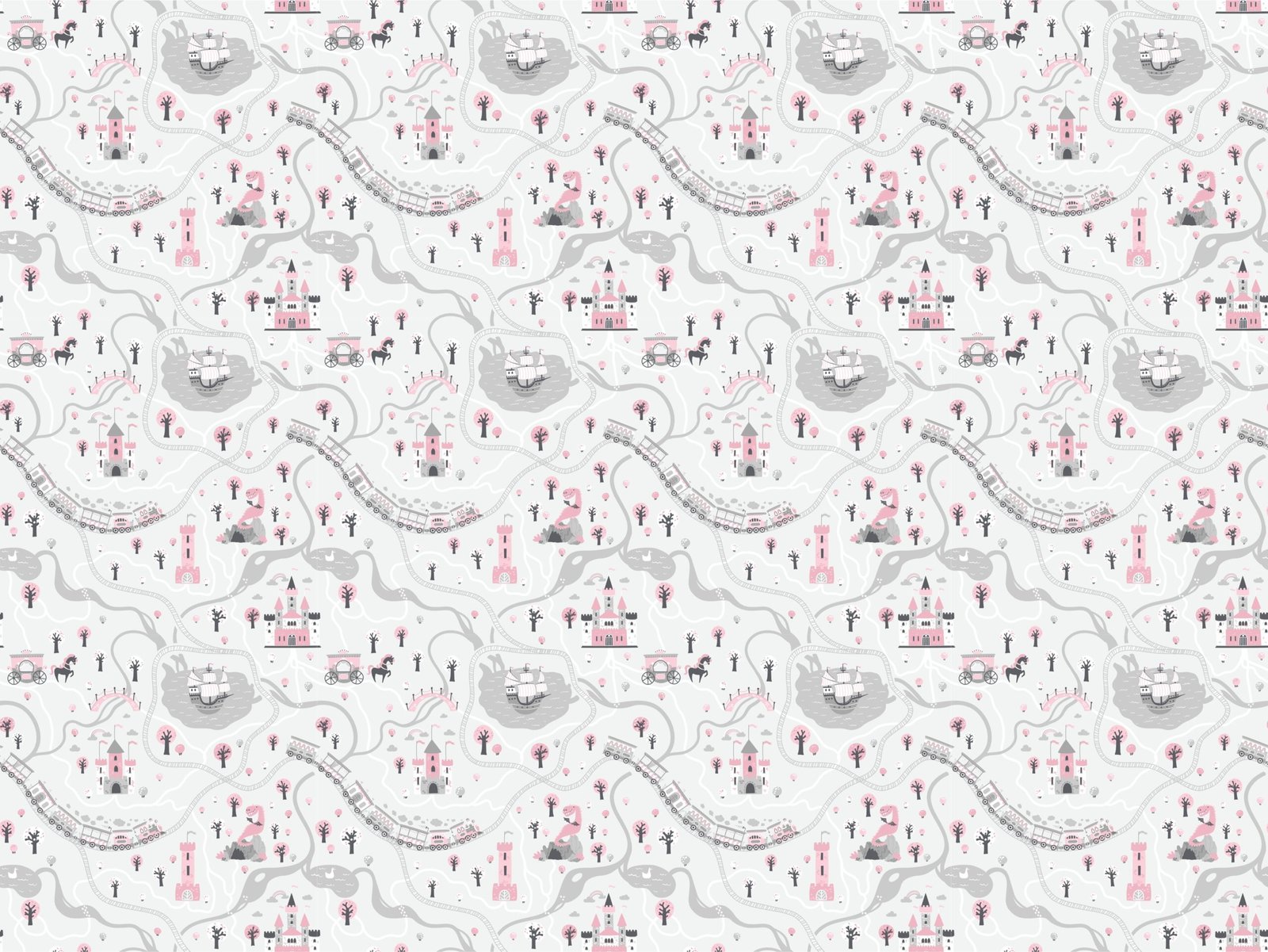 Papel de Parede Adesivo Castelo Estrada - Imagem 2