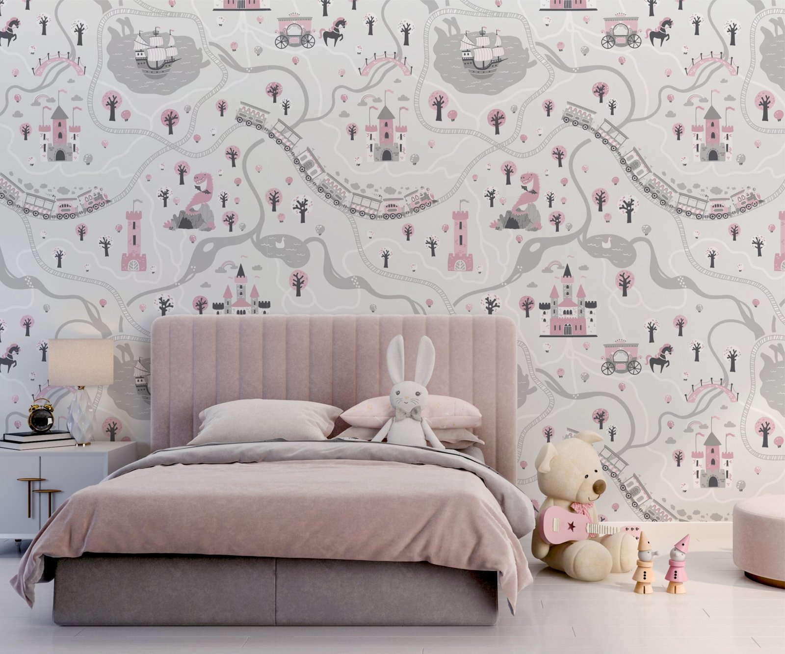 Papel de Parede Adesivo Castelo Estrada