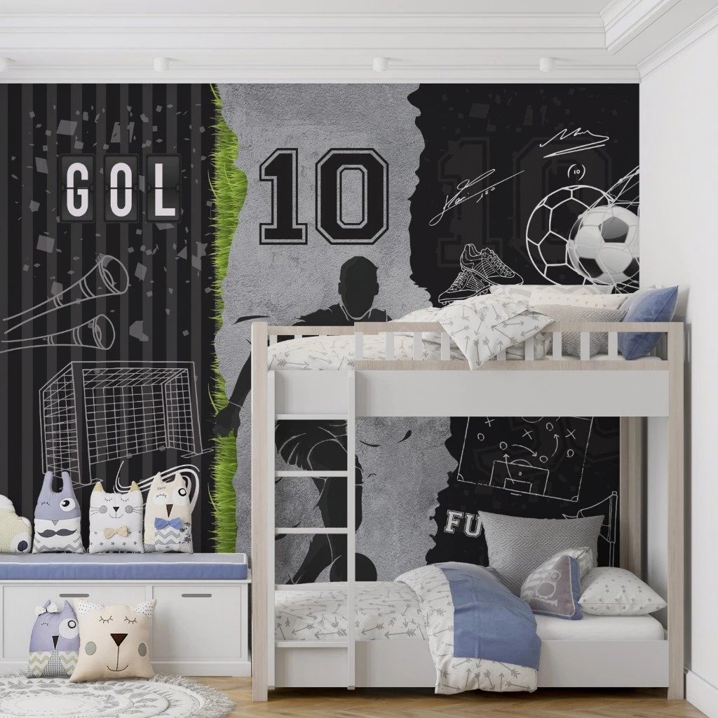Papel de parede futebol m² - Algidecor - Imagem 2